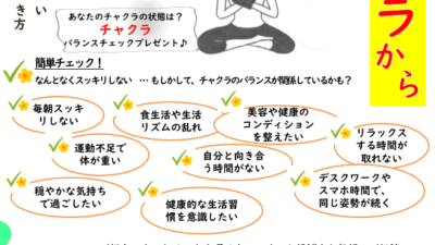 チャクラから整うヨガ